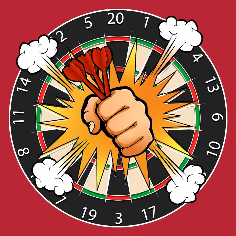 Dartboard Comic Boom