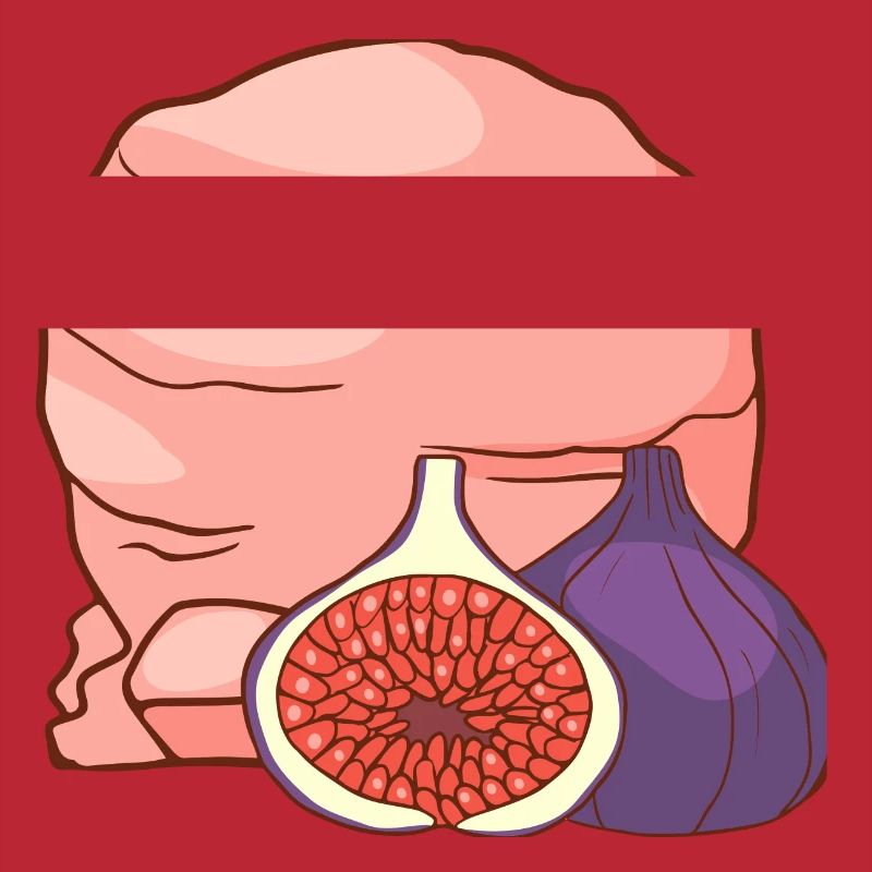 Feigenfrucht Eis Speiseeis Eiskrem Eiscreme