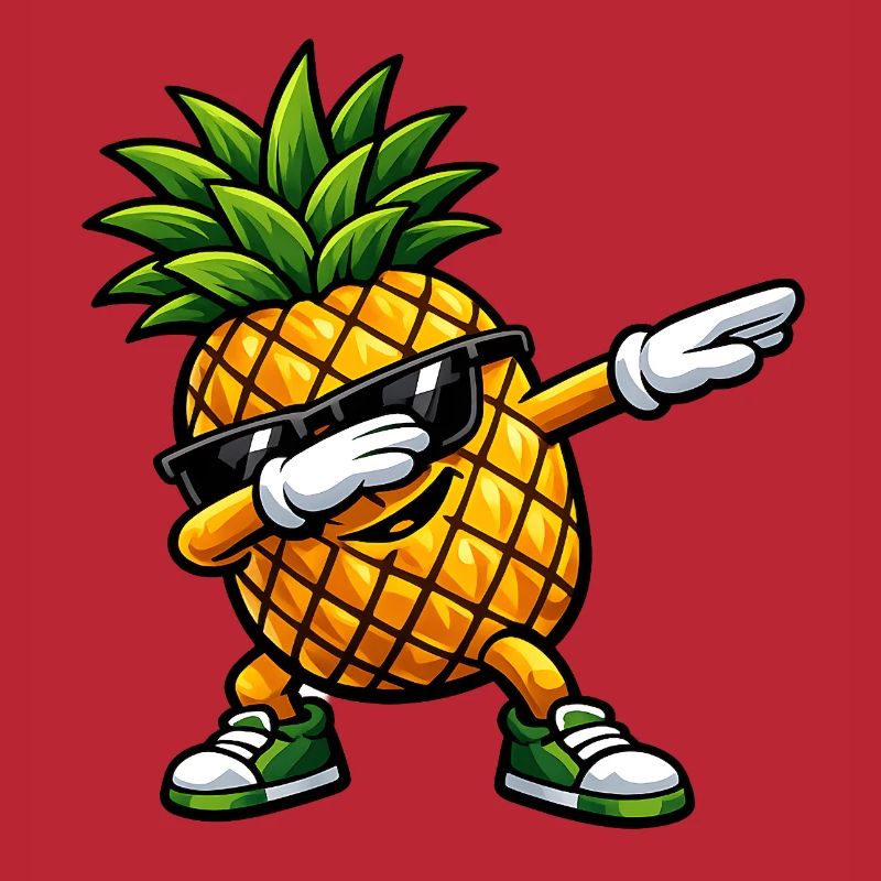 Dabbing pineapple