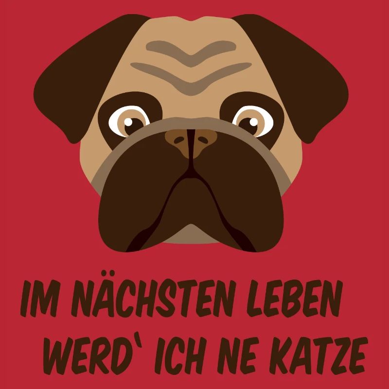 Frustrierter Mops