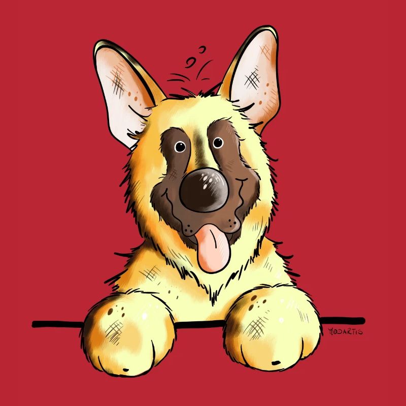 Funny German Shepherd
