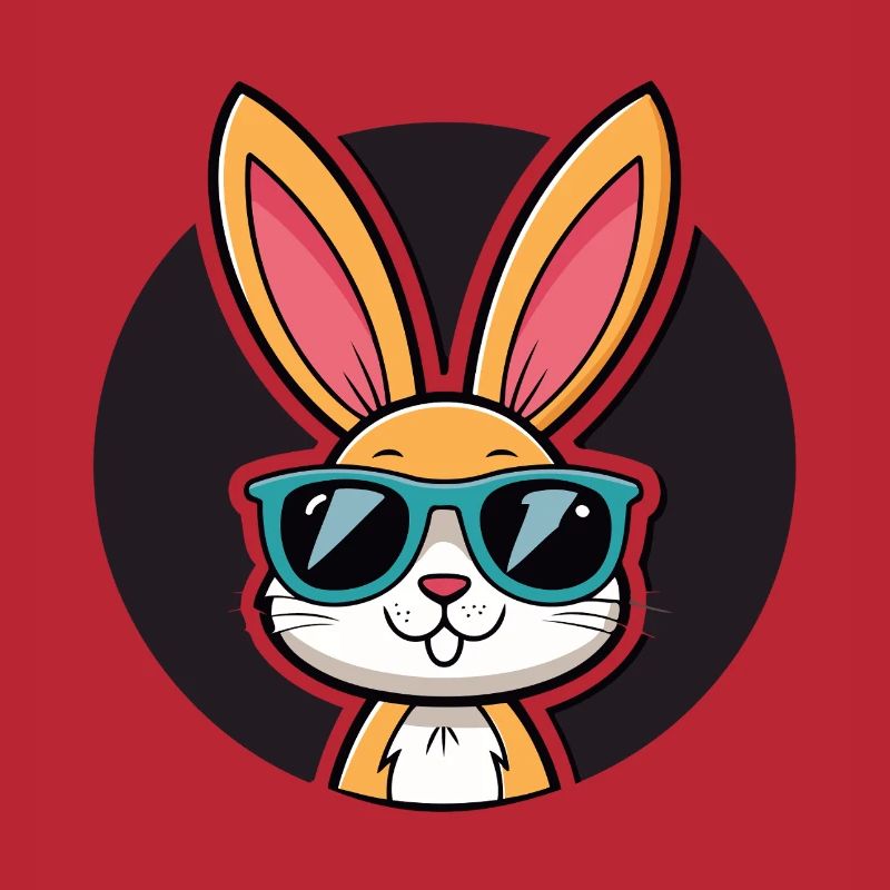 Solarbunny mit blauer Brille