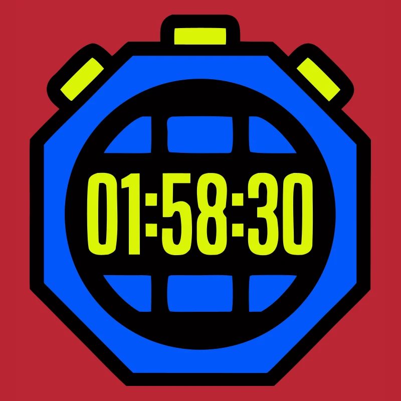 Stopwatch Best Time Half Marathon