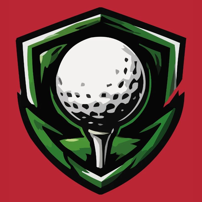 Shield Golf Ball Emblem
