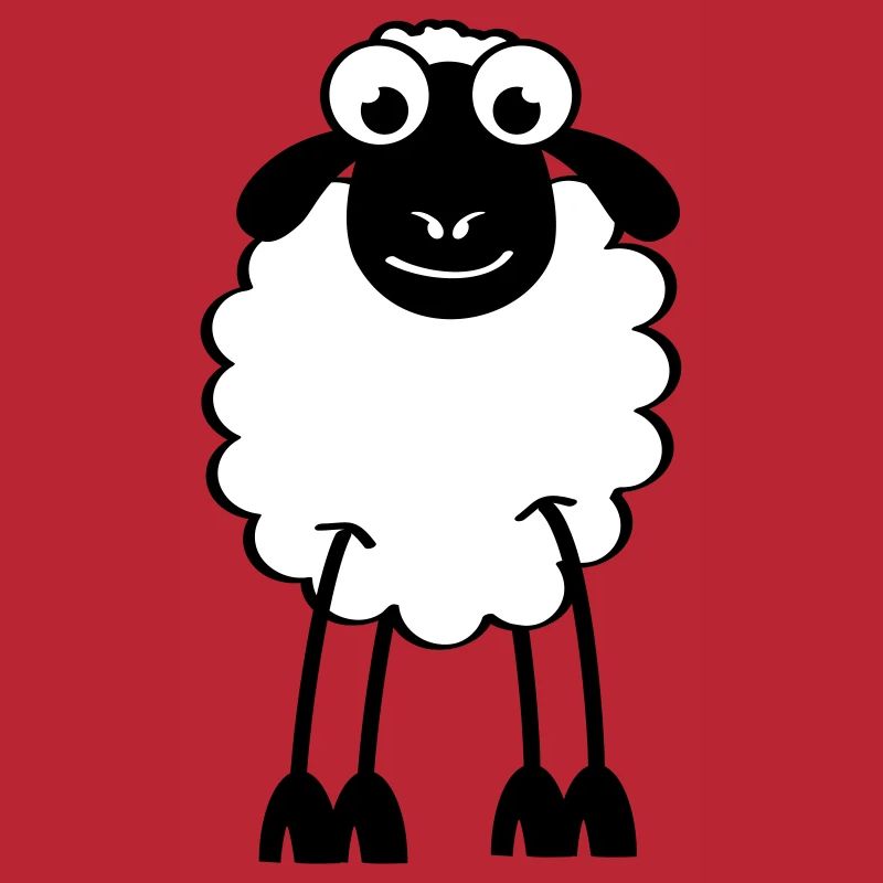 Schafe, weiße oder schwarze Schafe. Träumen oder schlafen