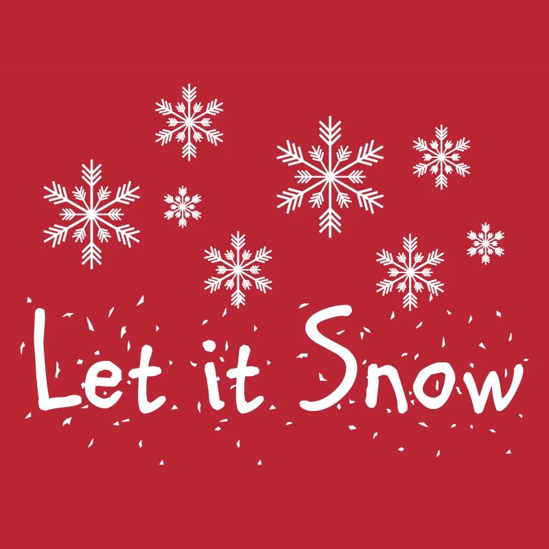 Schneeflocken let it snow
