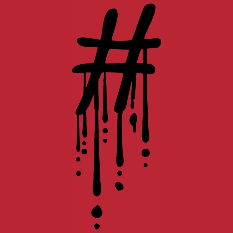 Hashtag Graffiti Drop