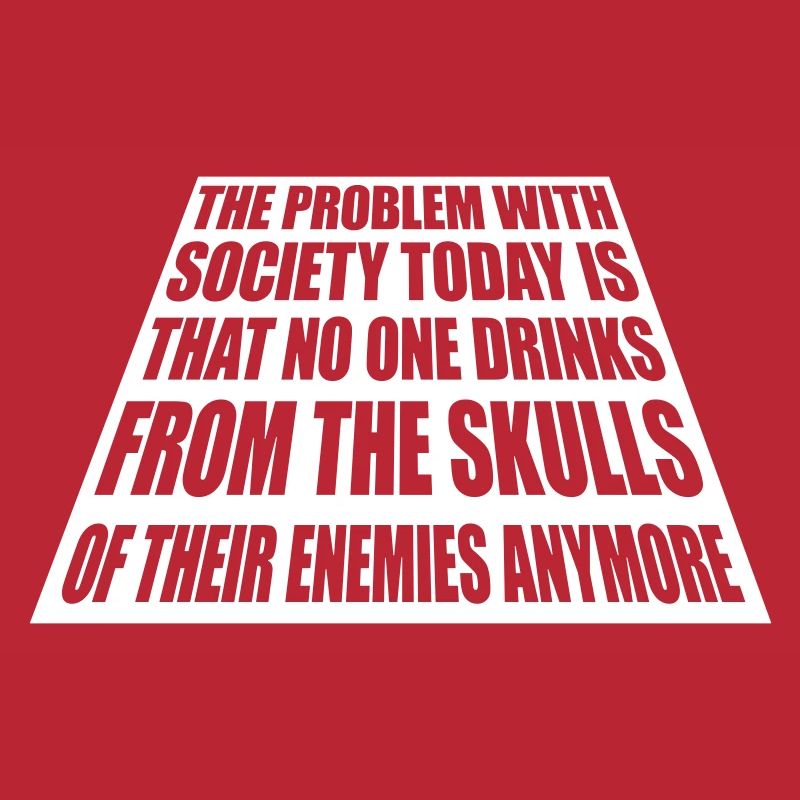 drinks from enemies skulls