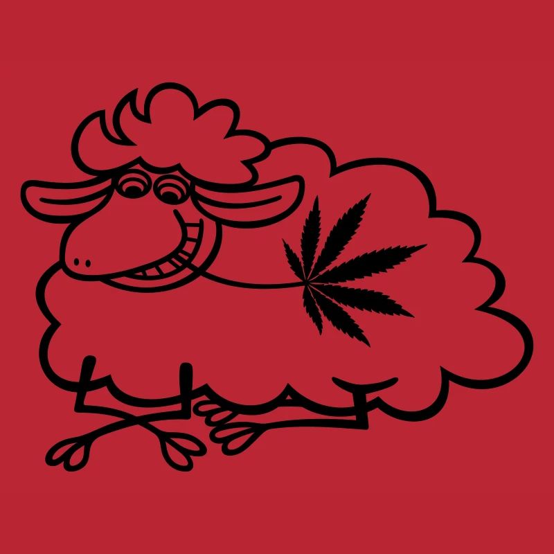 Schaf Hanf liegend