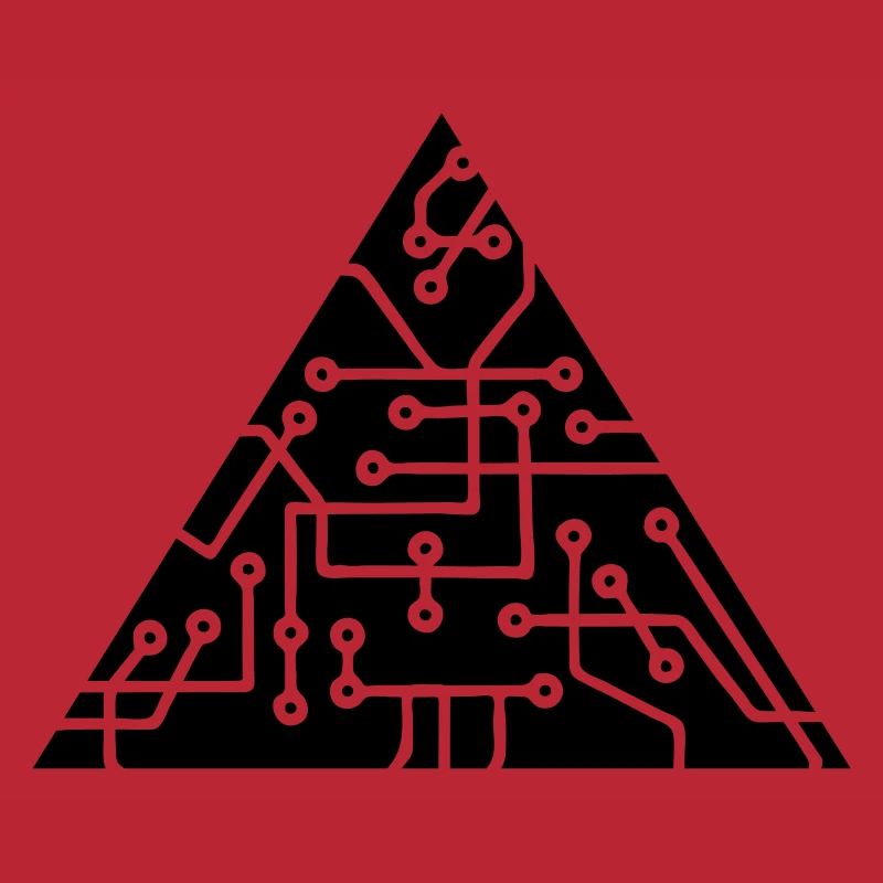 triangular shape microchip technology cool design