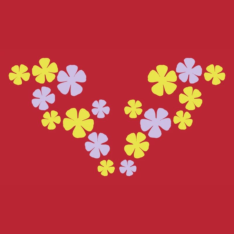 Many Pretty Flowers Colorful Decorative Pattern Beautiful