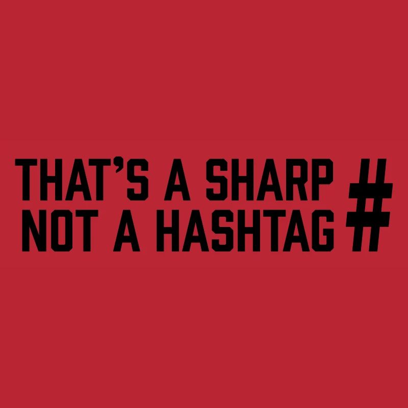 Sharp vs Hashtag