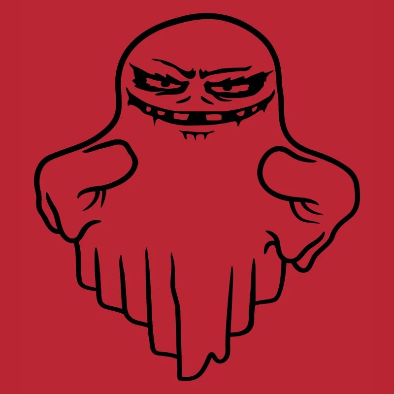 Schwebender Monster Geist Comic