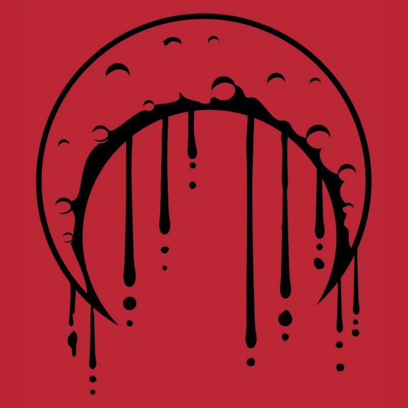 Graffiti Drops Moon
