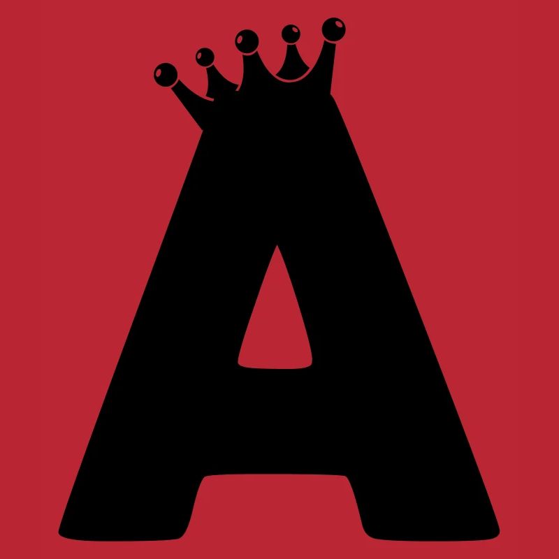 Letter A crown