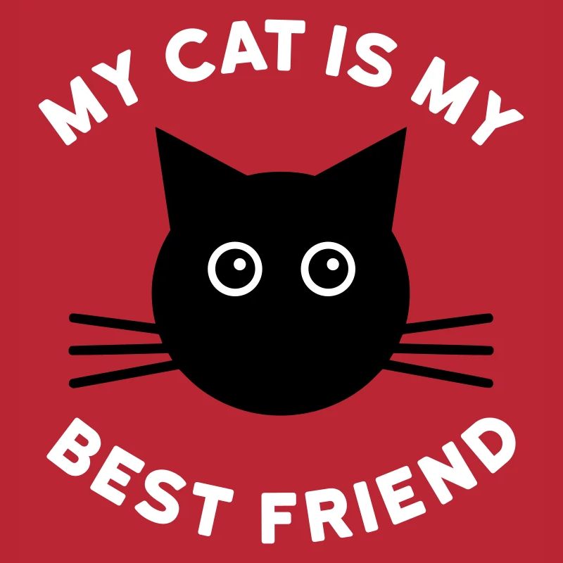 Mon chat est mon meilleur ami (chat visage)