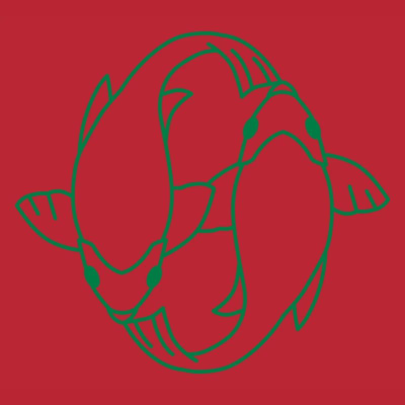 koi FISH ying and yang