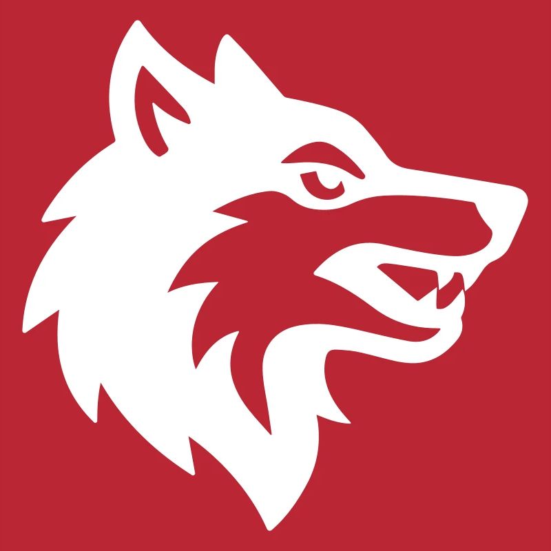 Wolf head logo icon