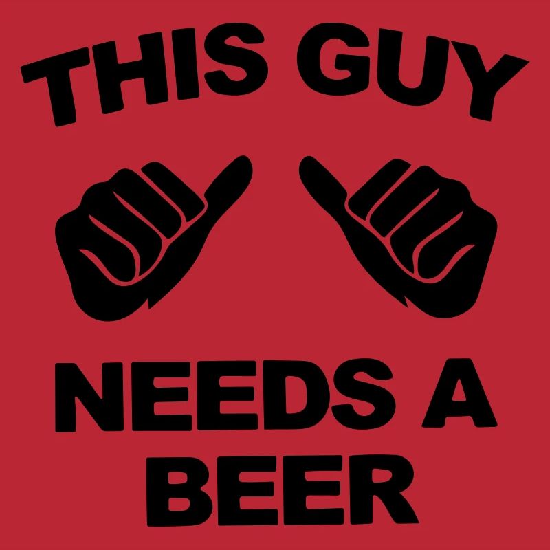 this guy needs a beer