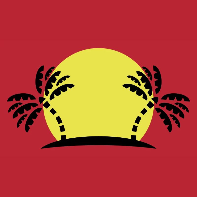 Île Palm Trees Sun Beach
