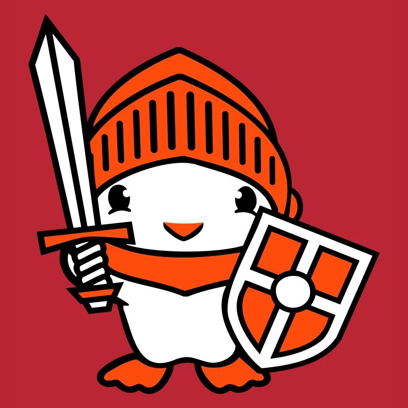 Duck Knight Armor Sword Shield Helmet Fighter