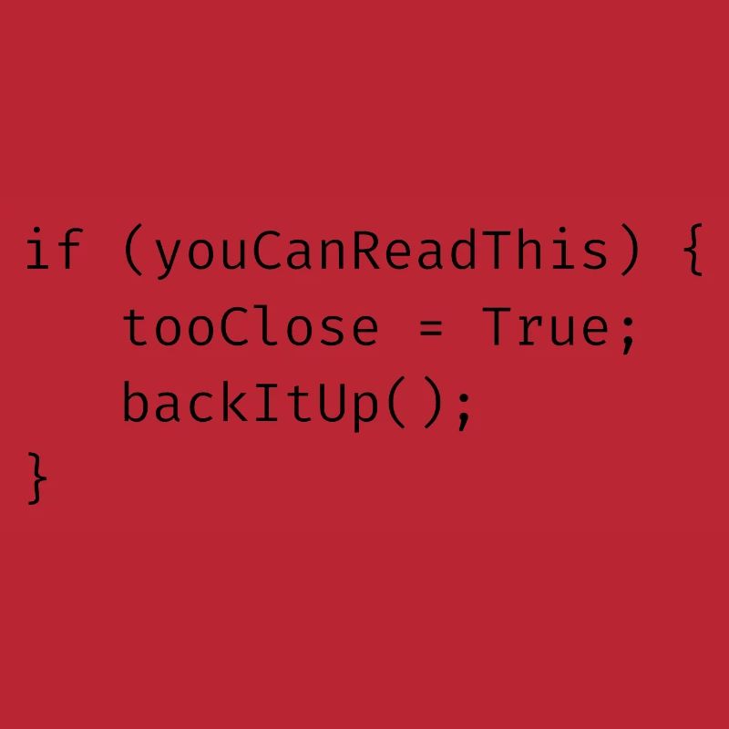 Personal space funny computer geek programmer joke
