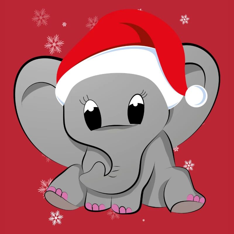 Éléphant de noël bébé éléphant bébé bébé