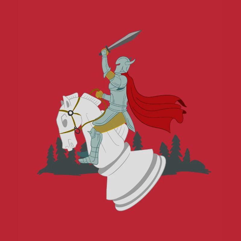 Cadeau de cavalier d'échecs de chevalier d'échecs