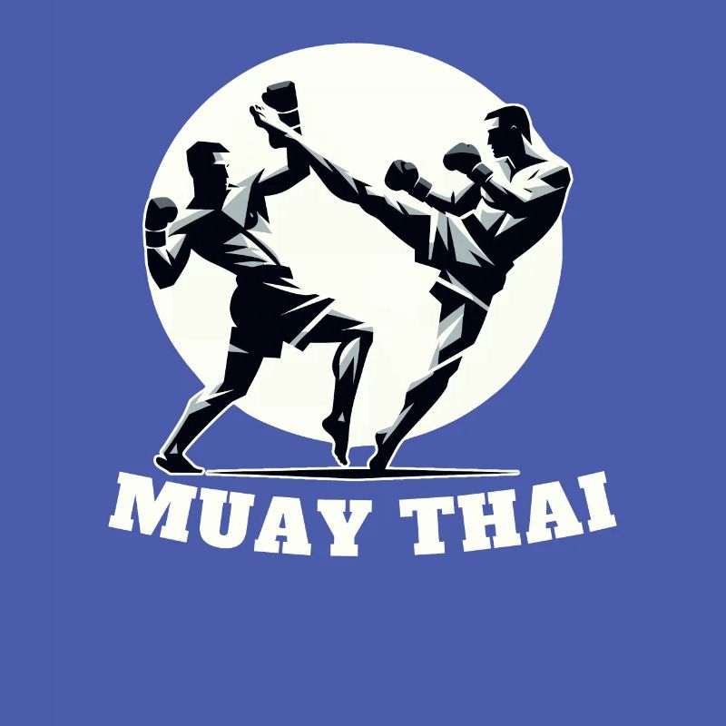 Conception de combattant Muay Thai