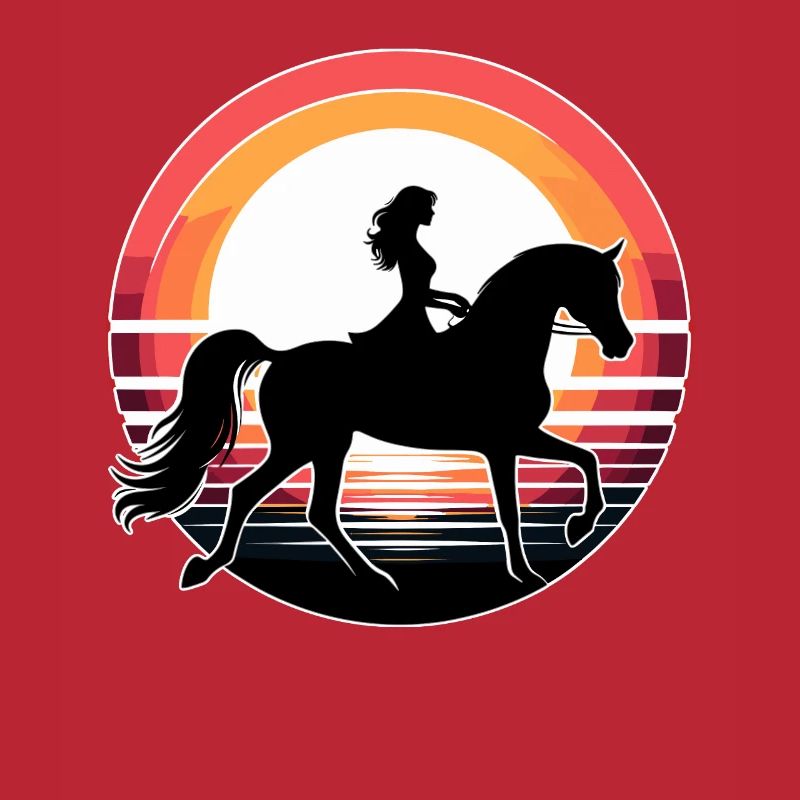 Arabisches Pferd Mädchen