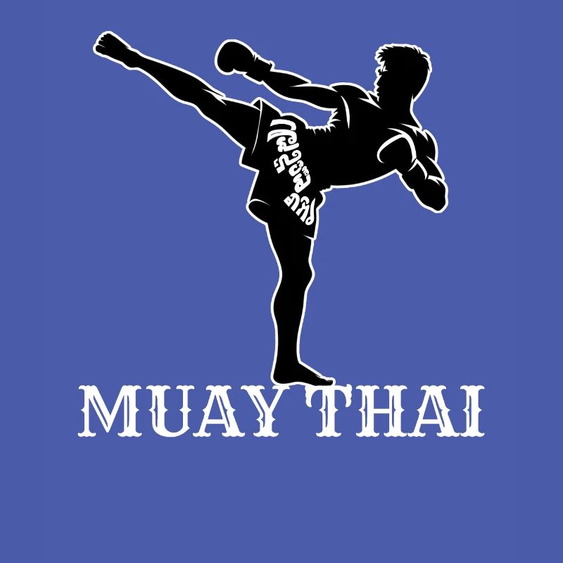 Conception de combattant Muay Thai