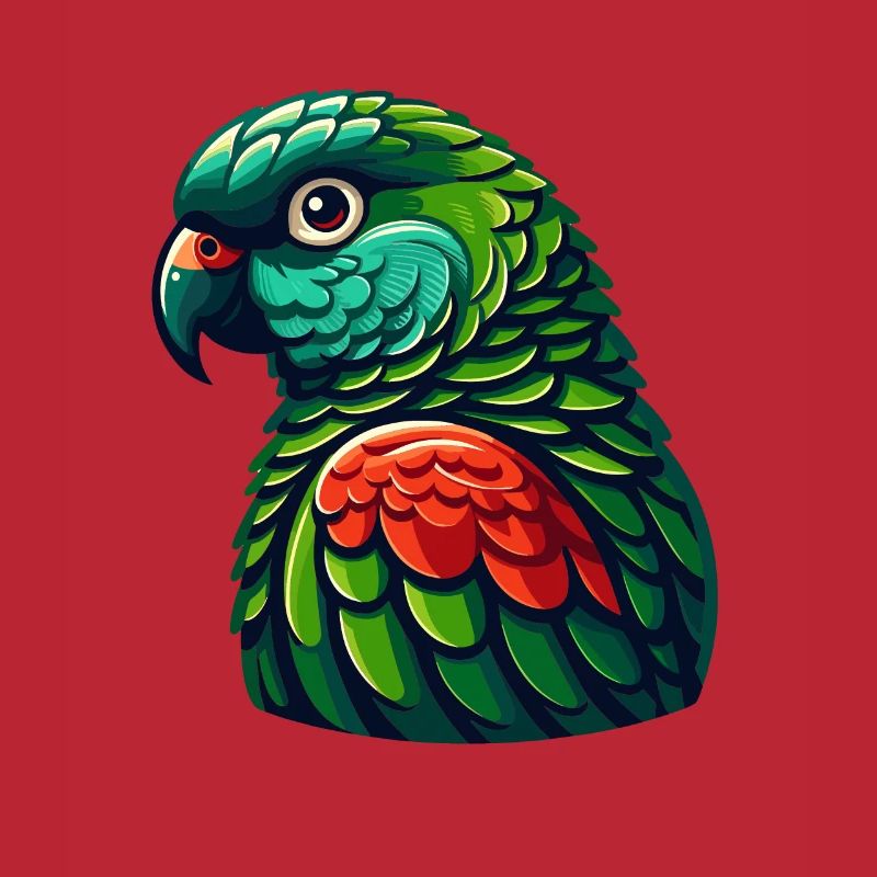 Conure à joues vertes Conure mignon Perroquet