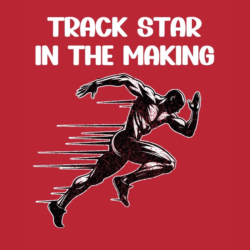 Bahnläufer Sprinter Sprint 100m Sprinter