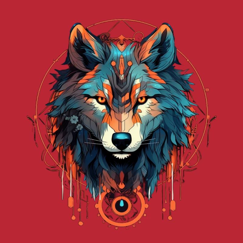 Mystical Wolf Circle