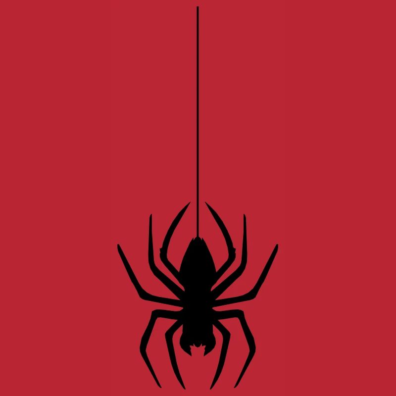 abseil thread spider web spider logo design disgust