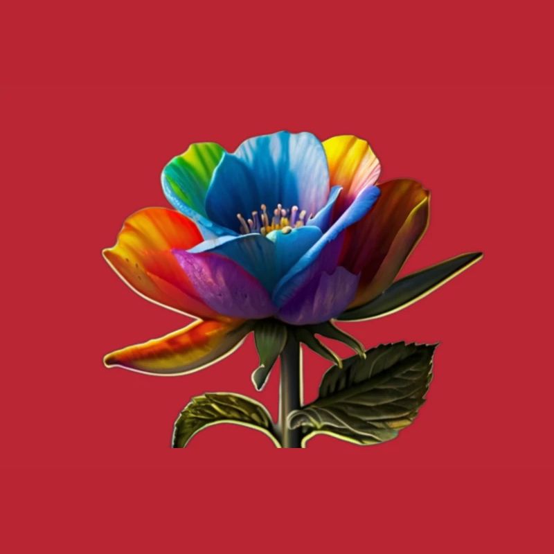 Regenbogen Blume