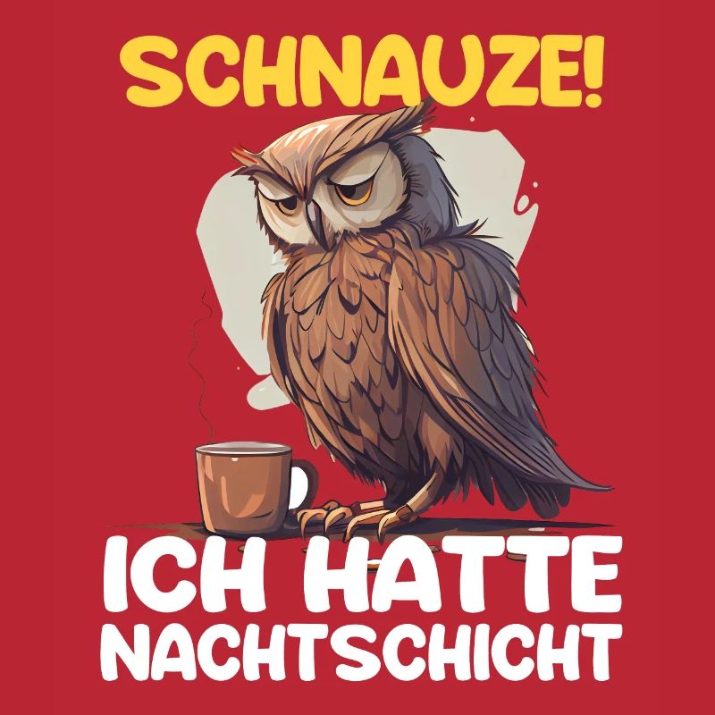 Nachtschicht Kaffee Eule Nachtdienst Schichtarbeit