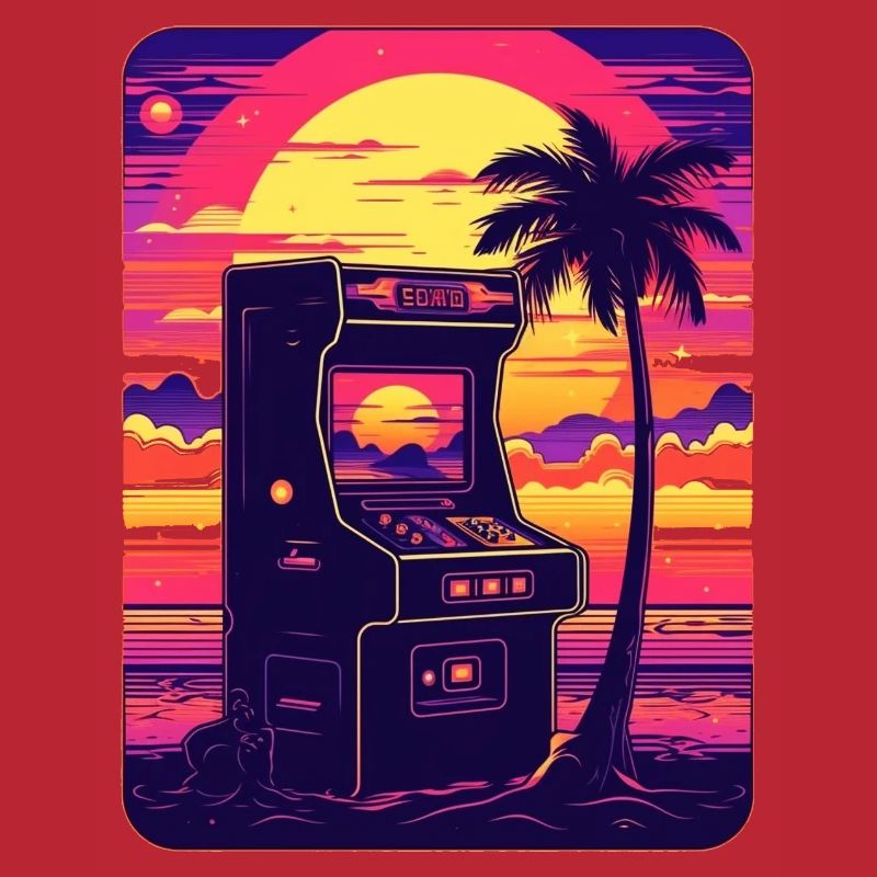 Vintage Arcade-Controller Nostalgischer