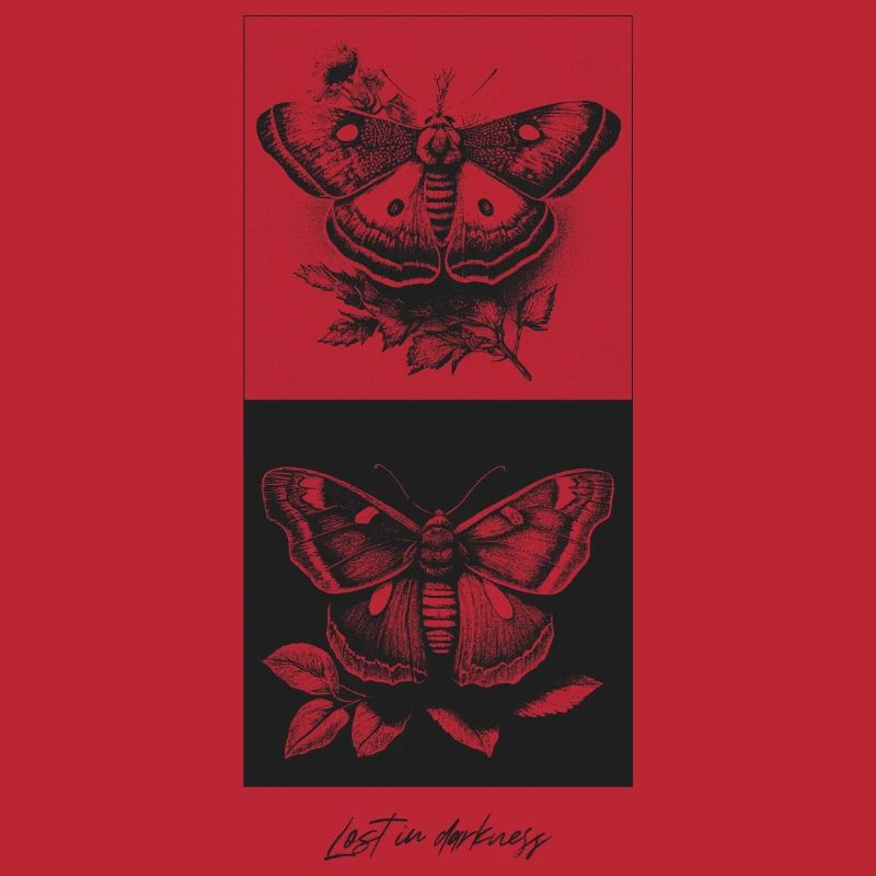 Butterfly pattern, painting style