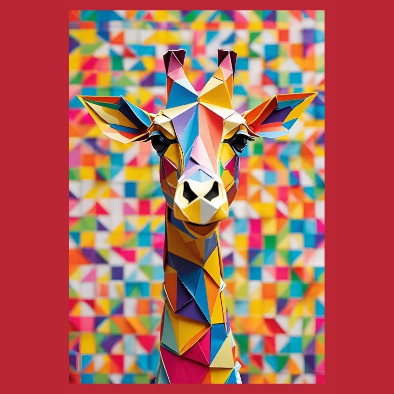 Rainbow Giraffe