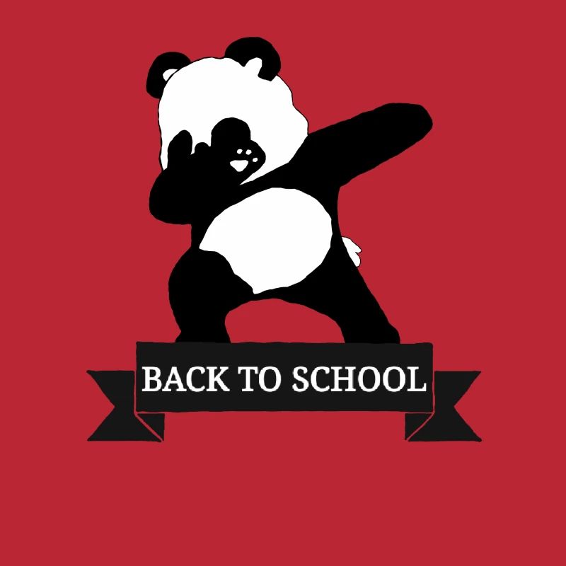 School start dabbender Panda School start School Dab