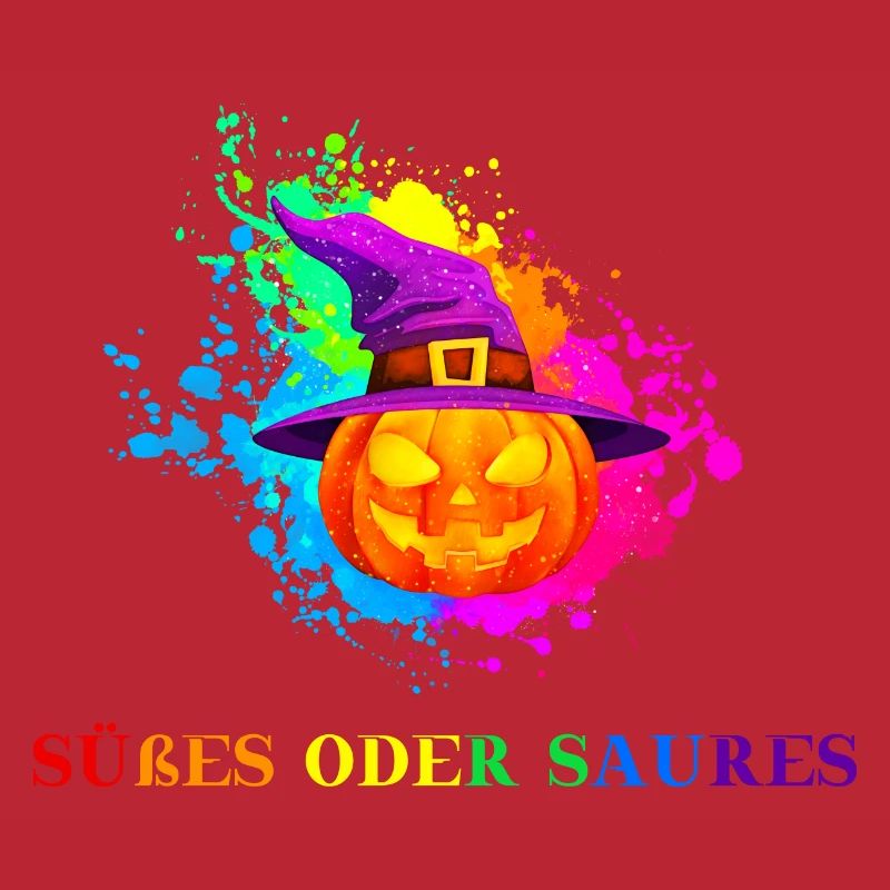 Halloween Süßes oder Saures Geschenkidee