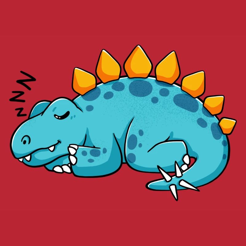 Dino sleeps cute gift idea dinosaur