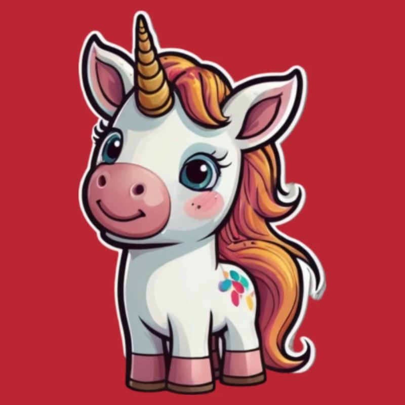 Comic-Einhorn