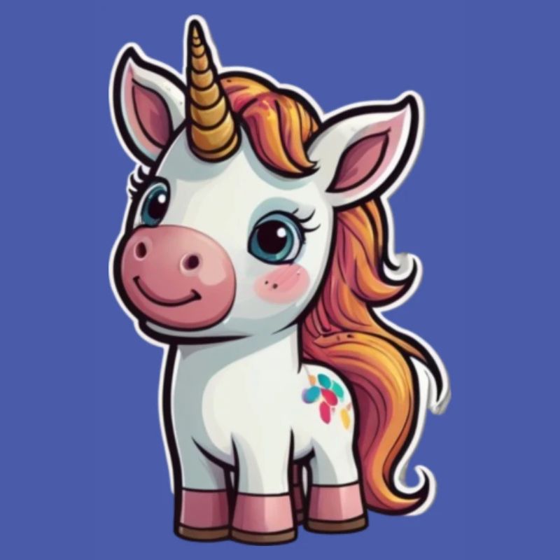 Comic-Einhorn