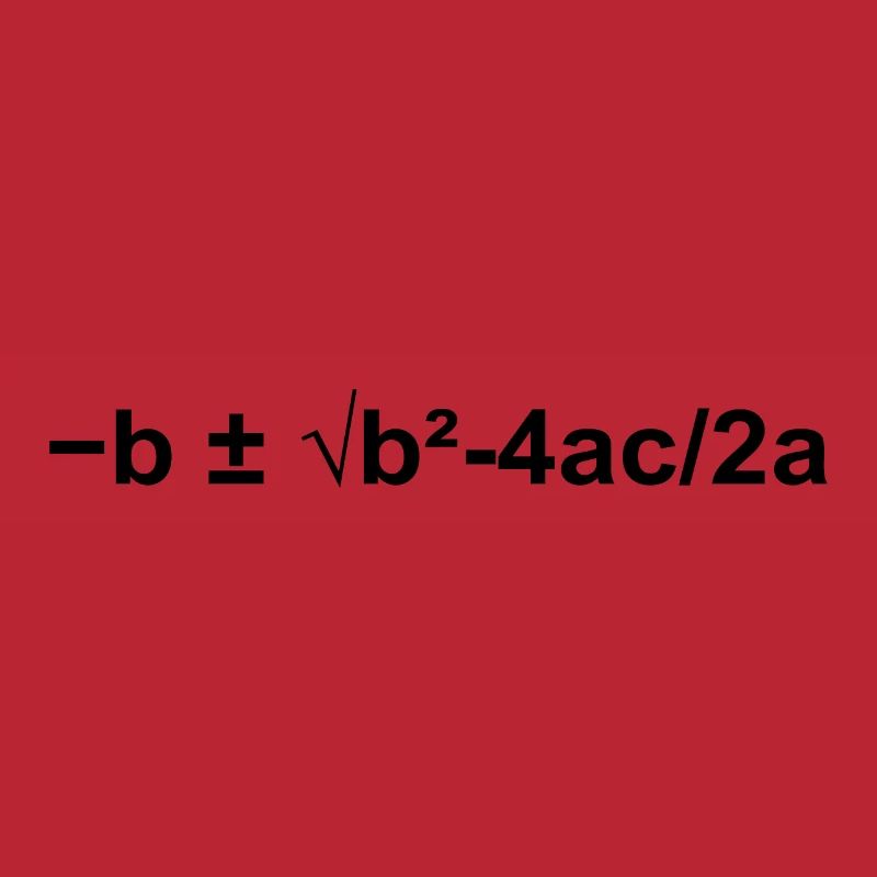 Quadratic Formula Math Mathematical Physics