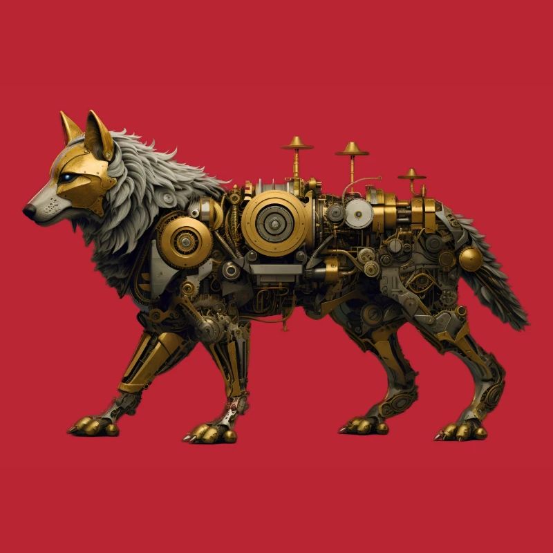 Steampunk Wolf