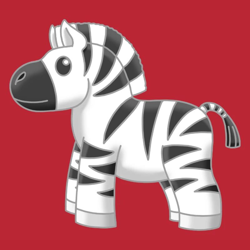 Süßes kleines Zebra