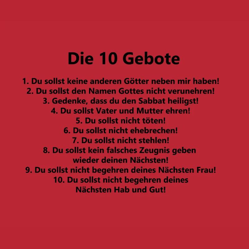 10 commandements