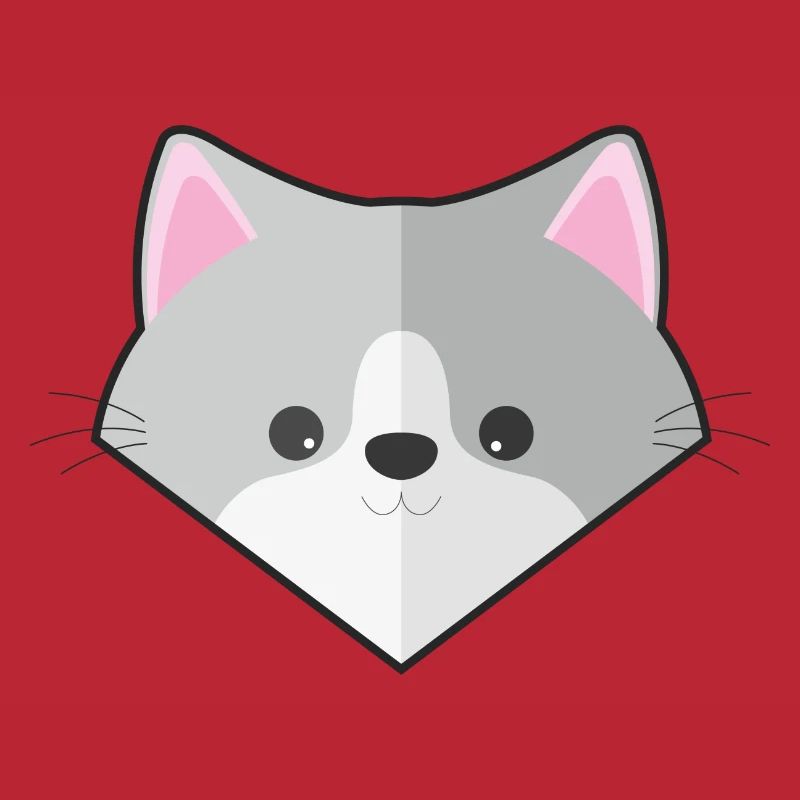 Niedliche einfache Katze